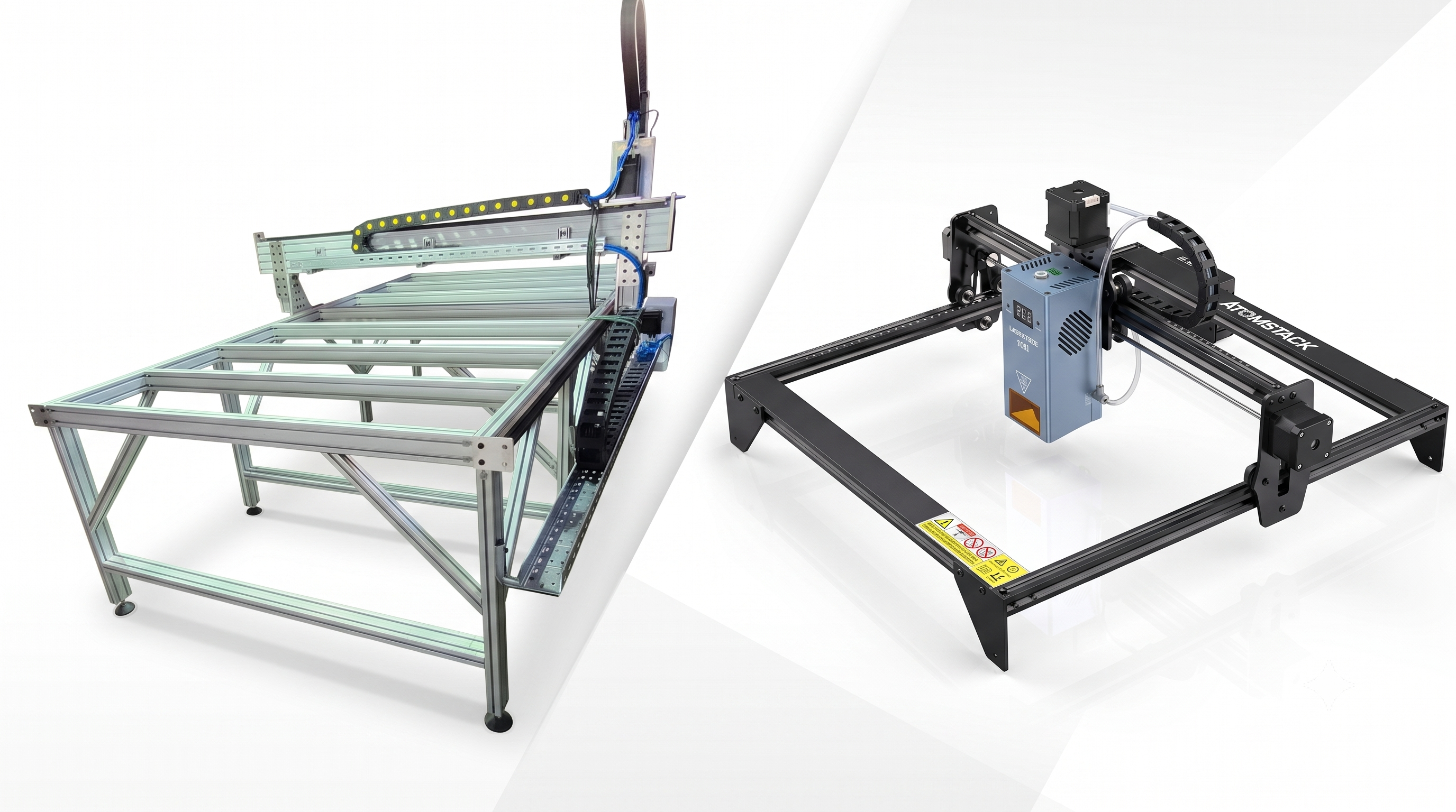Maquinas de Mecanizado CNC Router Y CNC Laser de 30W