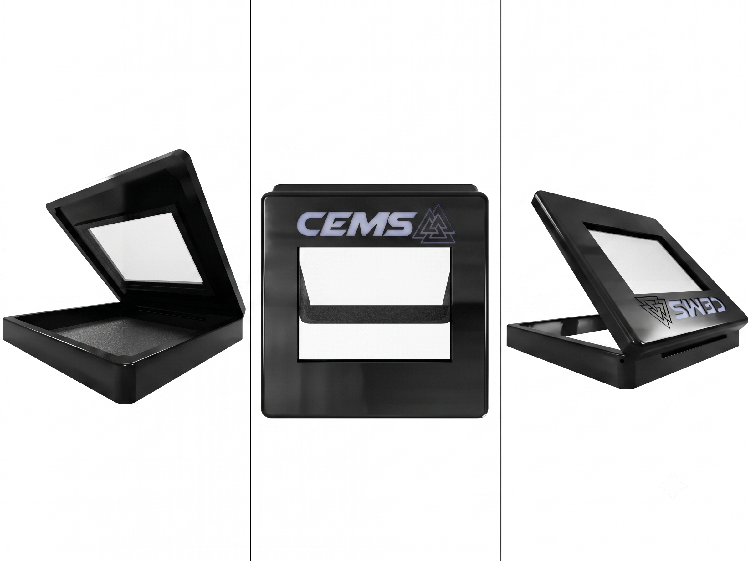 Visera acrílica de protección fabricada para un panel HMI Phoenix